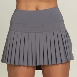 Gray Gold Hinge Skirt